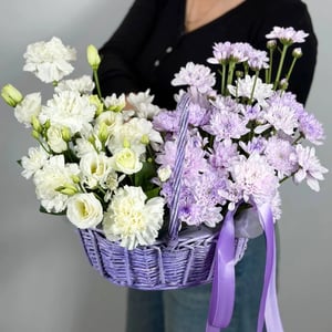 Flower basket 'Lilac Moment'