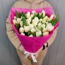 Blumenstrauß 'Bouquet of 51 white tulips'