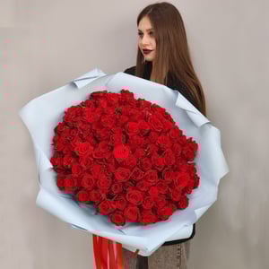 Bouquet '101 roses rouges dans le dessin'