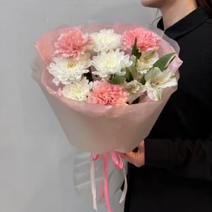 Bouquet « Compliment » avec des dianthus