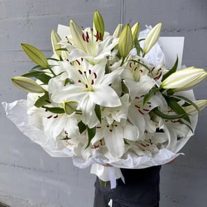 White Lilies Bouquet