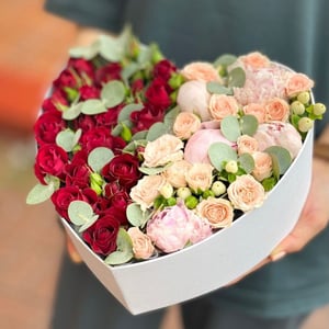 Flower box 'Your heart'