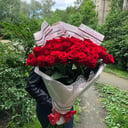 Bouquet 51 red Rose 80 cm