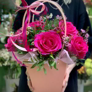 Blumenarrangement 'Rosa Träume'