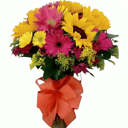 Arreglo floral 'Jarrón de flores tropicales'