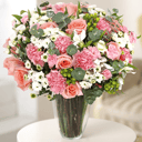 Bouquet 'Pleasant Surprise: Roses, Carnations and Alstroemerias'